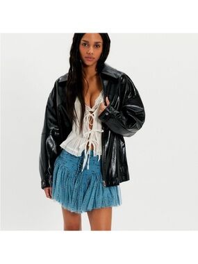 Free People One Blossom Mini Skort